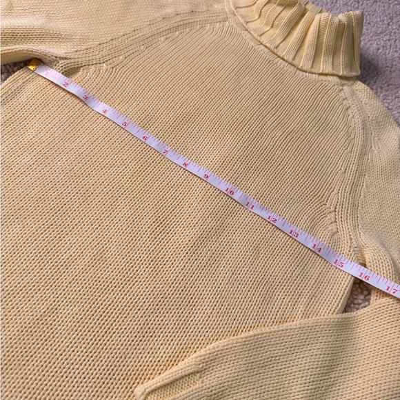 Ralph Lauren Soft Yellow Turtleneck Sweater - Picture 5 of 7